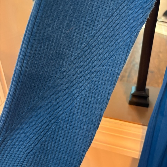 Thea Aqua Blue Sweater Dress - XL - Picture 3 of 5